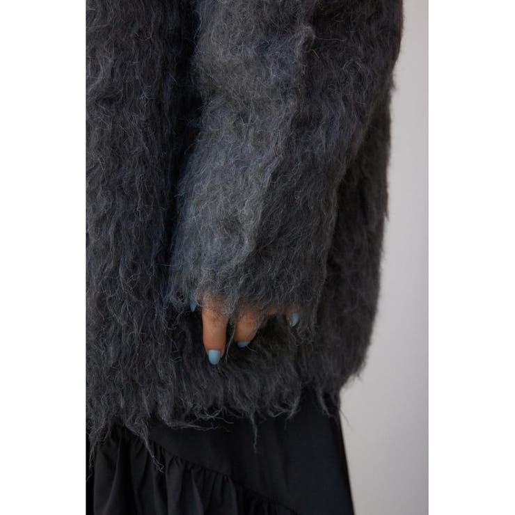 シャギーボタンロングカーディガン | AZUL BY MOUSSY | 詳細画像20 