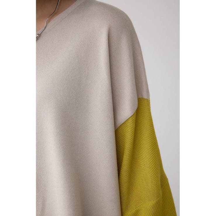 バイカラーワイドルーズニット | AZUL BY MOUSSY | 詳細画像29 