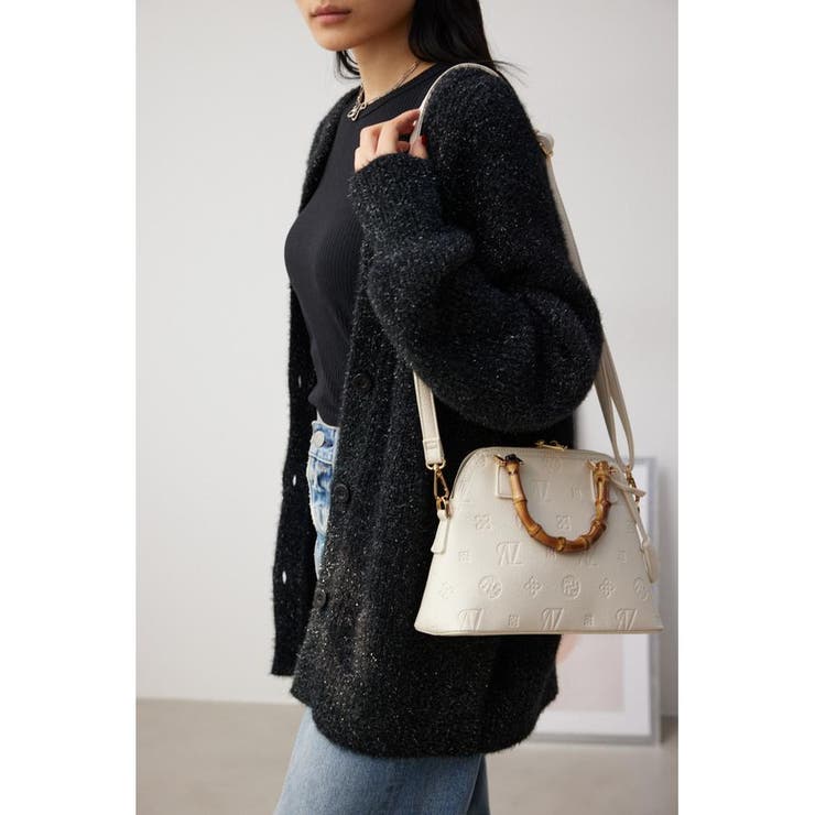 モノグラムエンボスダブルジッパーバッグ[品番：AZLW0021396