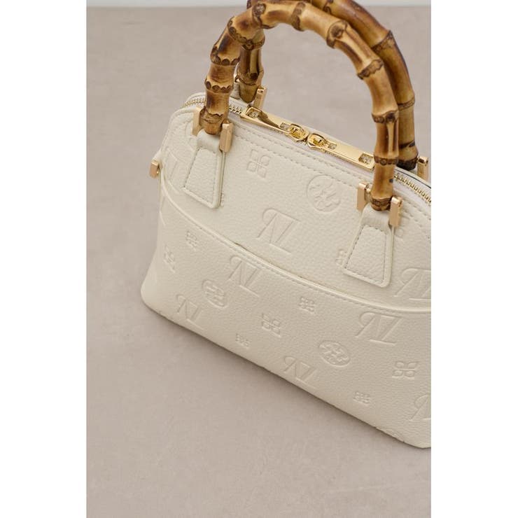 モノグラムエンボスダブルジッパーバッグ | AZUL BY MOUSSY | 詳細画像10 