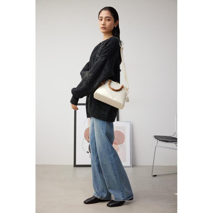 モノグラムエンボスダブルジッパーバッグ | AZUL BY MOUSSY | 詳細画像2 