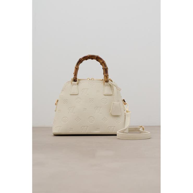 モノグラムエンボスダブルジッパーバッグ | AZUL BY MOUSSY | 詳細画像3 