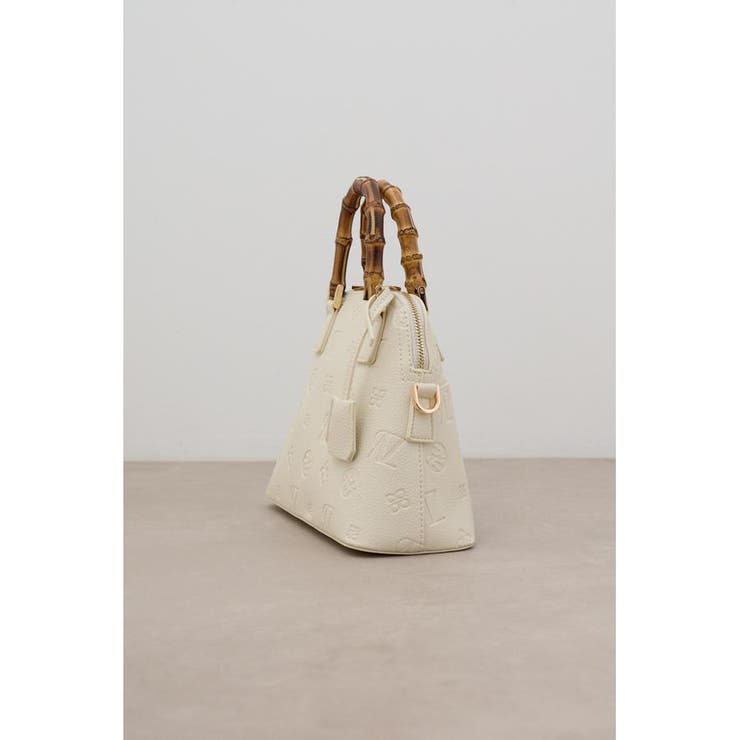 モノグラムエンボスダブルジッパーバッグ | AZUL BY MOUSSY | 詳細画像5 