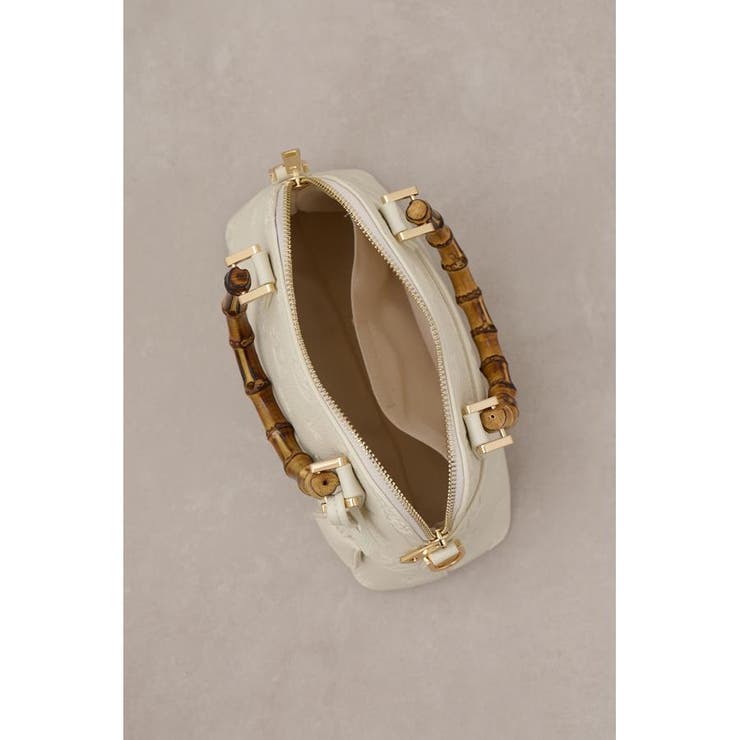 モノグラムエンボスダブルジッパーバッグ | AZUL BY MOUSSY | 詳細画像11 