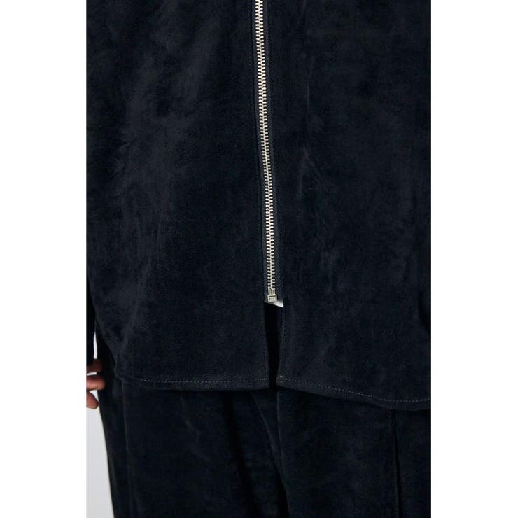 フェイクスエードジップシャツ | AZUL BY MOUSSY | 詳細画像11 