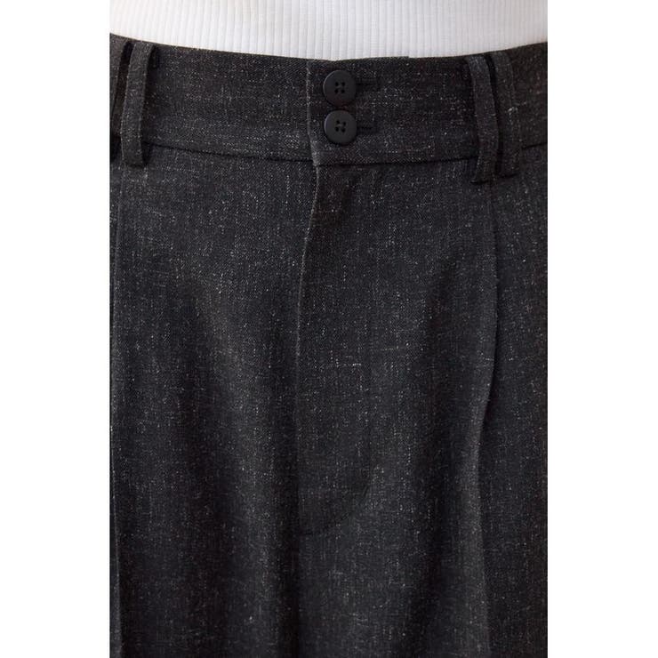 ポリエステルリネンミックスワイドパンツ | AZUL BY MOUSSY | 詳細画像11 