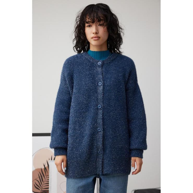 ラメニットカーディガン[品番：AZLW0021466]｜AZUL BY MOUSSY