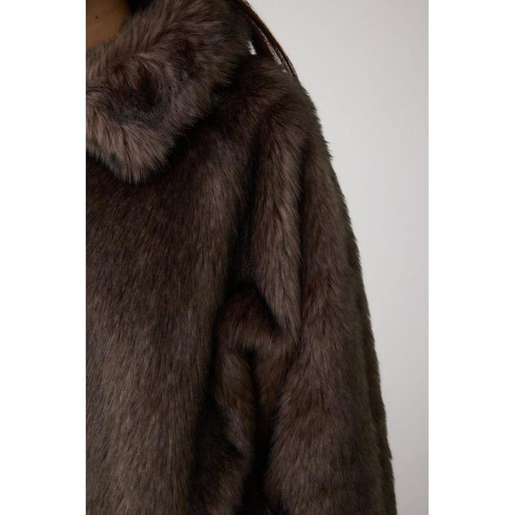 ジップアップファーコート | AZUL BY MOUSSY | 詳細画像9