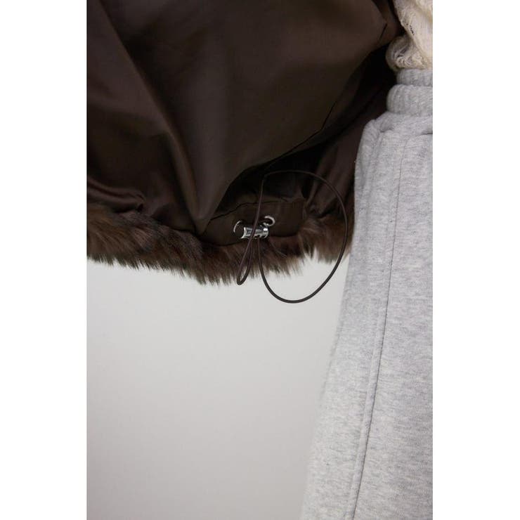 ジップアップファーコート | AZUL BY MOUSSY | 詳細画像13