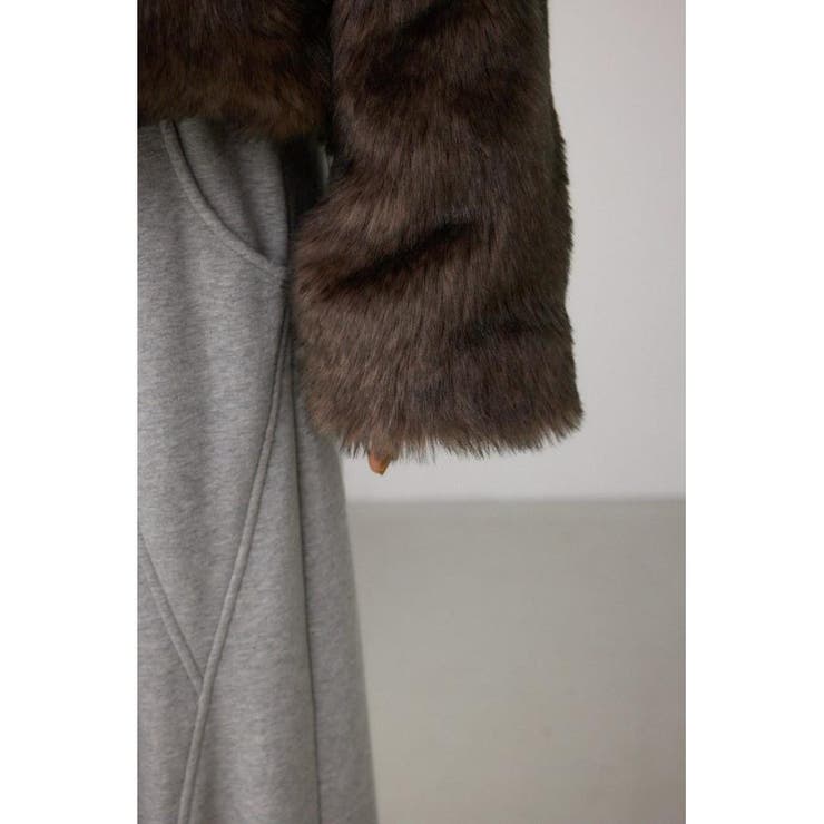 ジップアップファーコート[品番：AZLW0023961]｜AZUL BY MOUSSY 