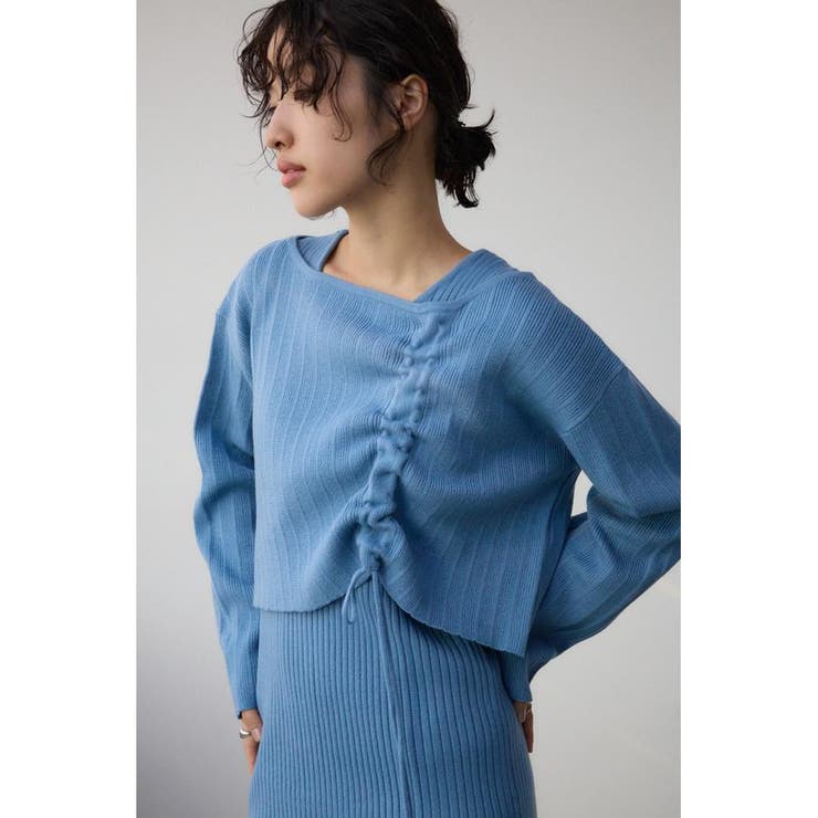 レイヤードセットニットワンピース | AZUL BY MOUSSY | 詳細画像28 