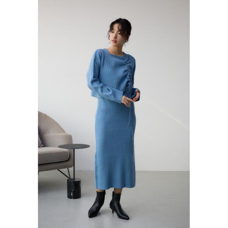 レイヤードセットニットワンピース | AZUL BY MOUSSY | 詳細画像29 