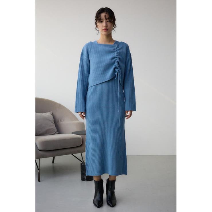 レイヤードセットニットワンピース | AZUL BY MOUSSY | 詳細画像31 