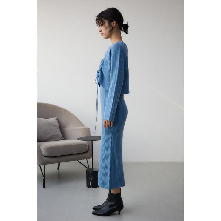 レイヤードセットニットワンピース | AZUL BY MOUSSY | 詳細画像32 