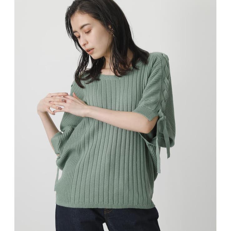 ほぼ新品！MOUSSY ニット どぎつい 