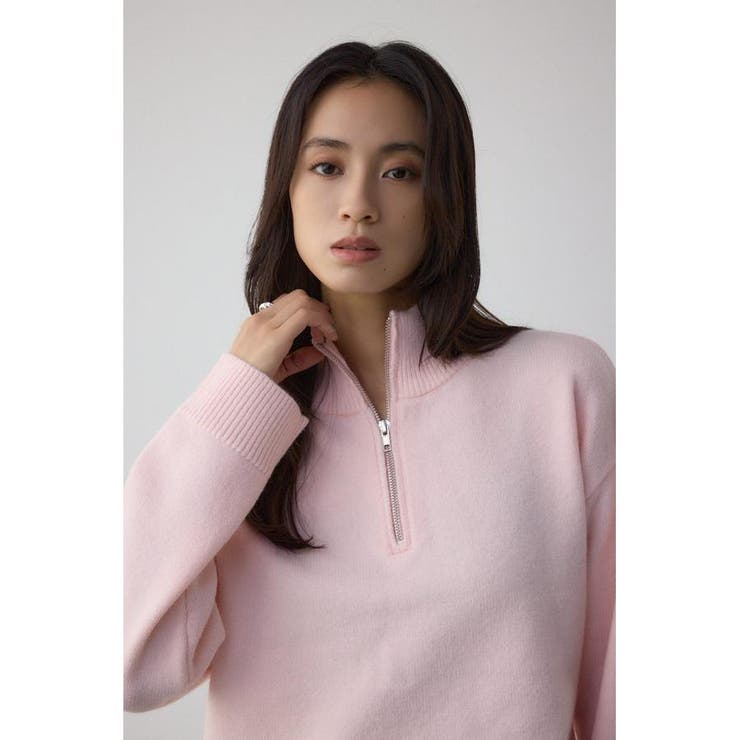 アソートカラーハーフジップニットトップス | AZUL BY MOUSSY | 詳細画像22 