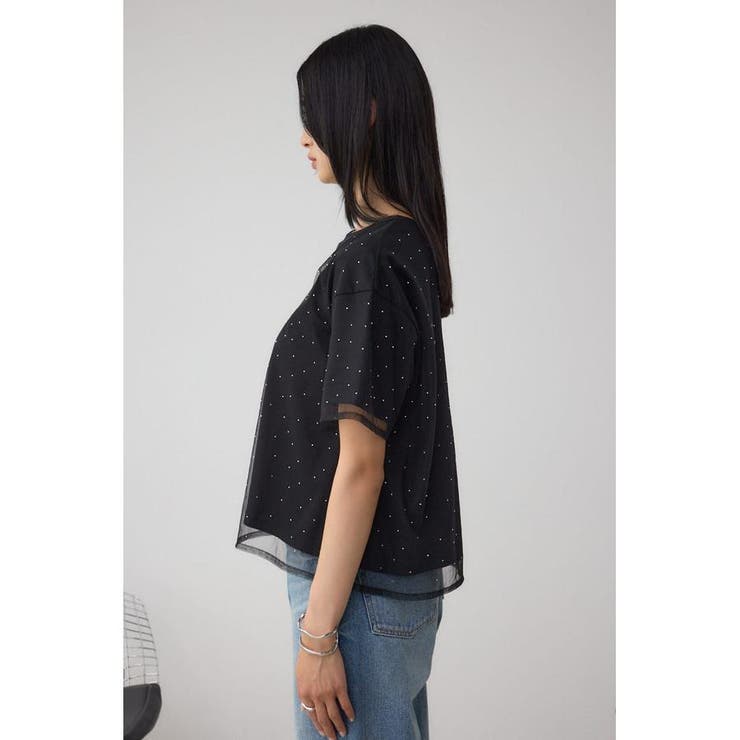 チュールアソートTシャツ | AZUL BY MOUSSY | 詳細画像15 
