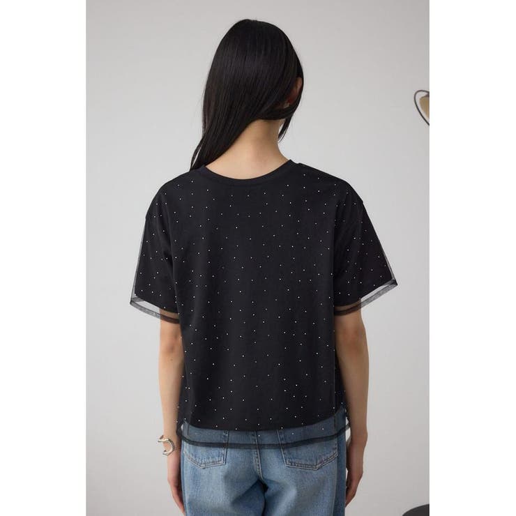チュールアソートTシャツ | AZUL BY MOUSSY | 詳細画像16 
