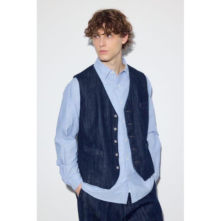 リラックスデニムベスト | AZUL BY MOUSSY | 詳細画像14 