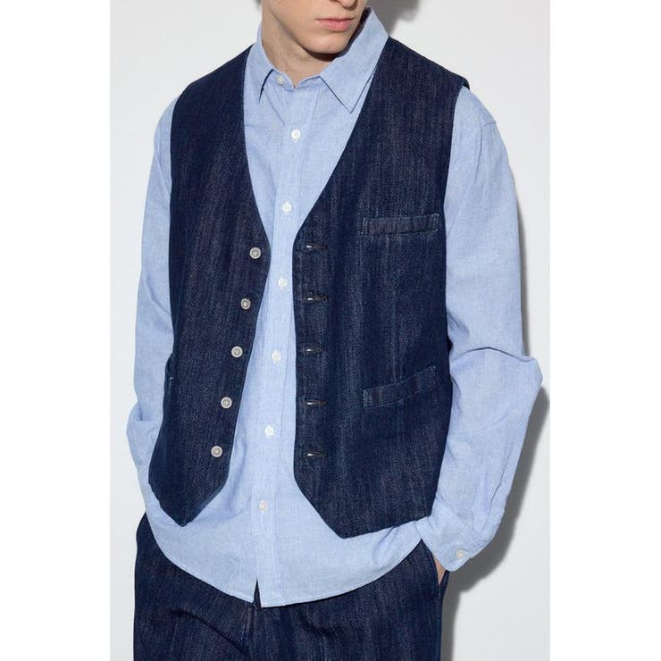 One Wash1 | リラックスデニムベスト | AZUL BY MOUSSY