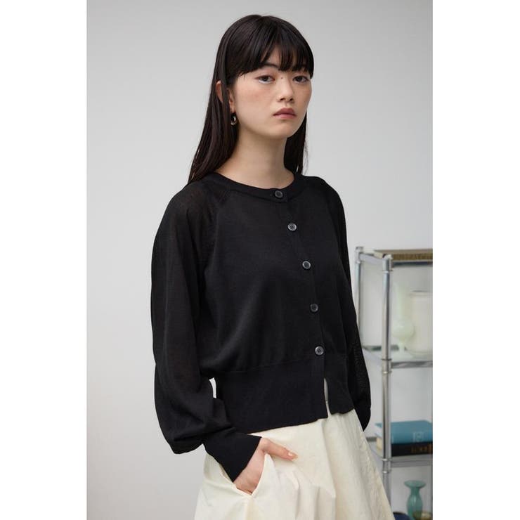 シアーニットカーディガン[品番：AZLW0022370]｜AZUL BY MOUSSY