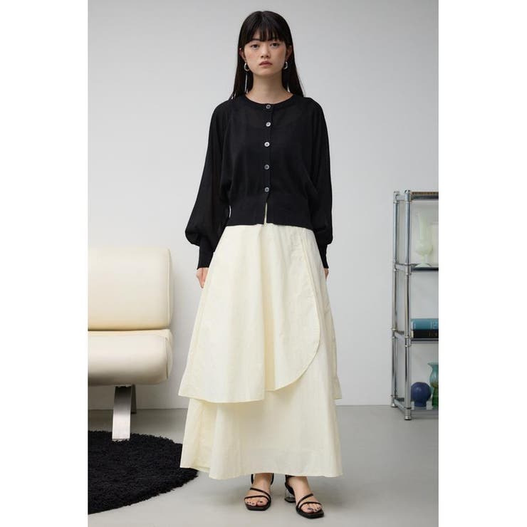 シアーニットカーディガン | AZUL BY MOUSSY | 詳細画像3 