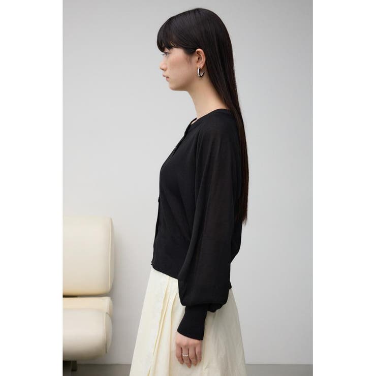 シアーニットカーディガン | AZUL BY MOUSSY | 詳細画像5 