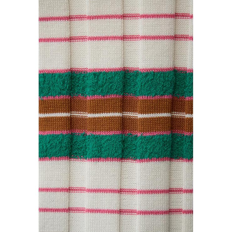 マルチボーダーノースリーブニット | AZUL BY MOUSSY | 詳細画像10 