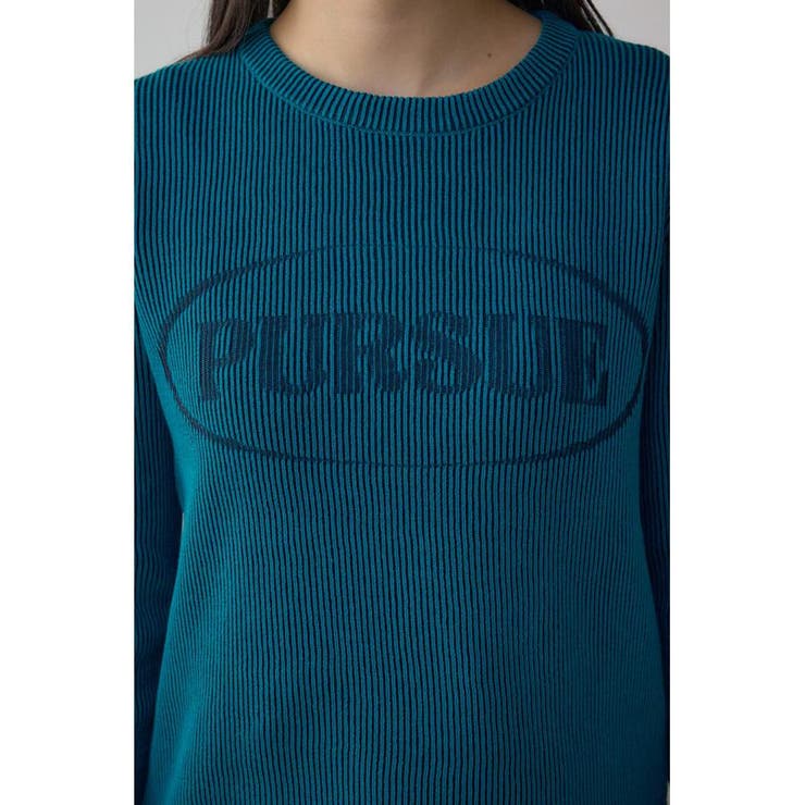 ジャガードロゴリブトップス | AZUL BY MOUSSY | 詳細画像28 