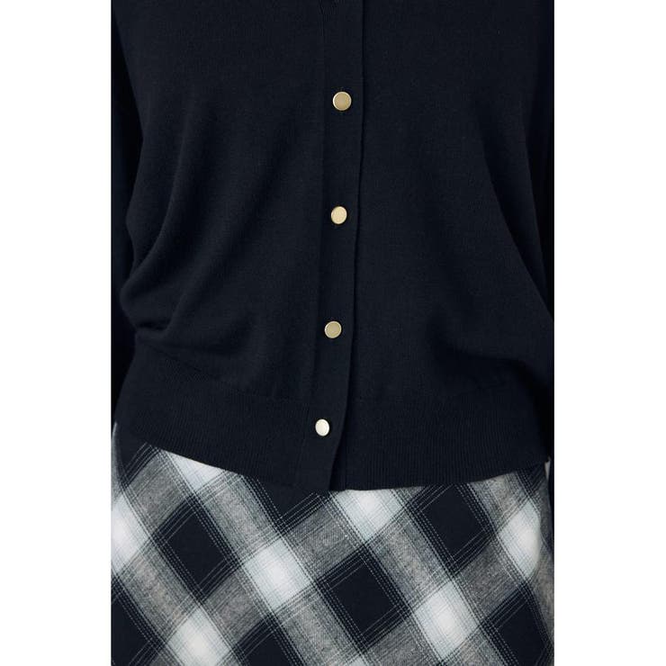格上げVネックニットカーディガン | AZUL BY MOUSSY | 詳細画像18 