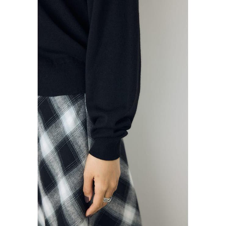 格上げVネックニットカーディガン | AZUL BY MOUSSY | 詳細画像19 