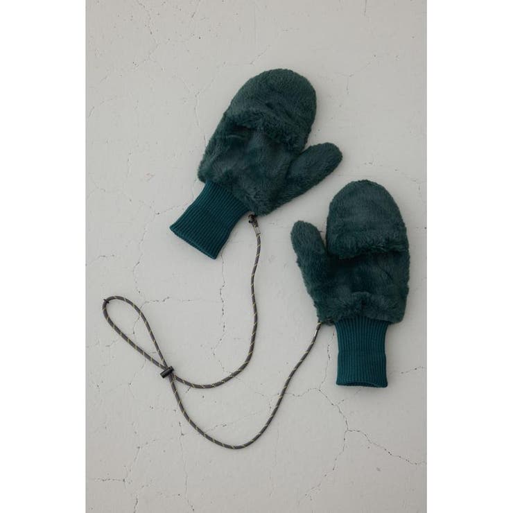 配色ストラップ2WAYフェイクファーミトン | AZUL BY MOUSSY | 詳細画像11 