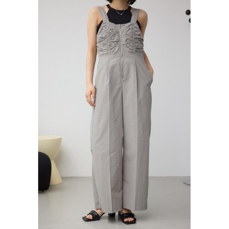 GRY | ギャザービスチェオールインワン | AZUL BY MOUSSY