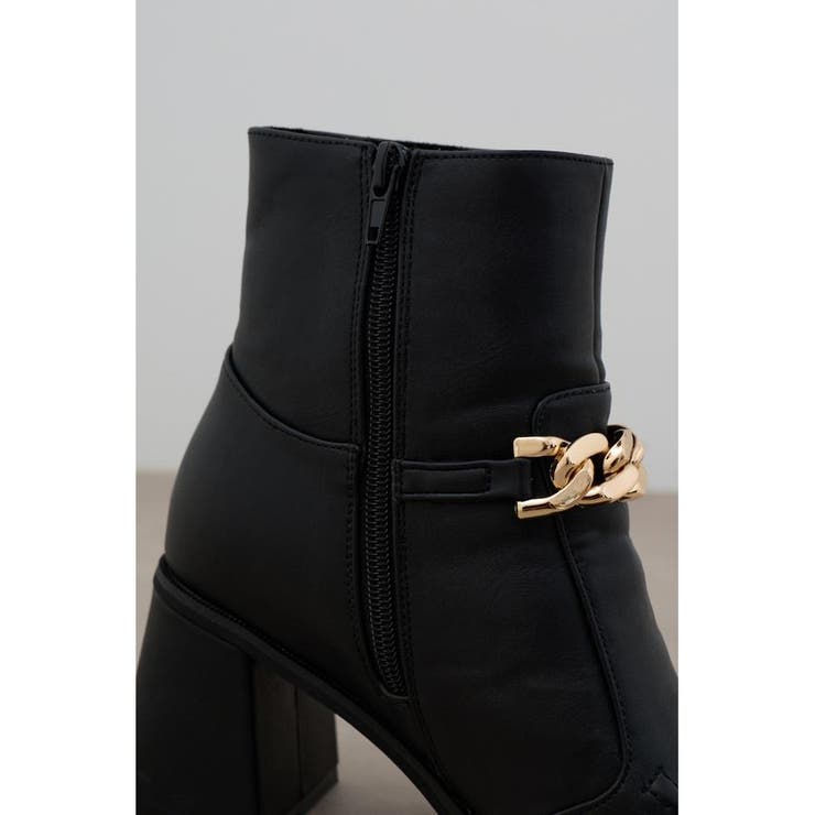 メタルチェーンショートブーツ | AZUL BY MOUSSY | 詳細画像7 