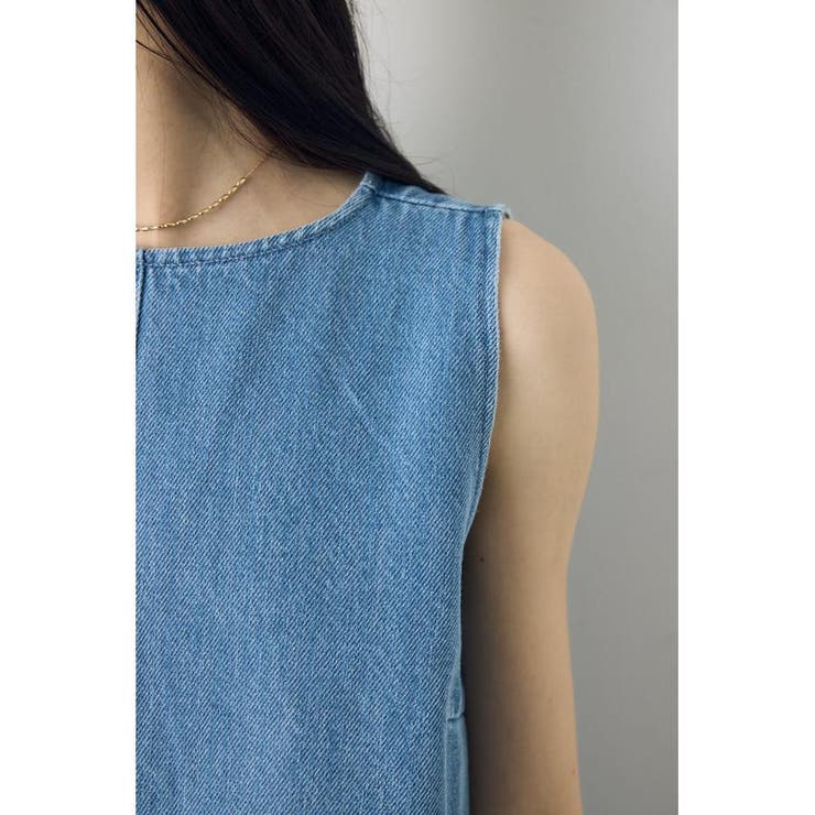 甘撚りデニムブラウス | AZUL BY MOUSSY | 詳細画像11 