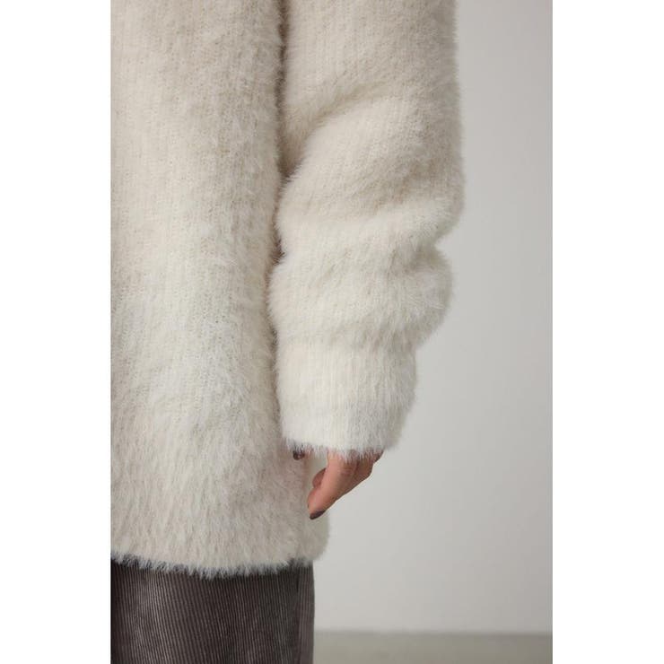 モヘヤライクニットカーディガン | AZUL BY MOUSSY | 詳細画像10 