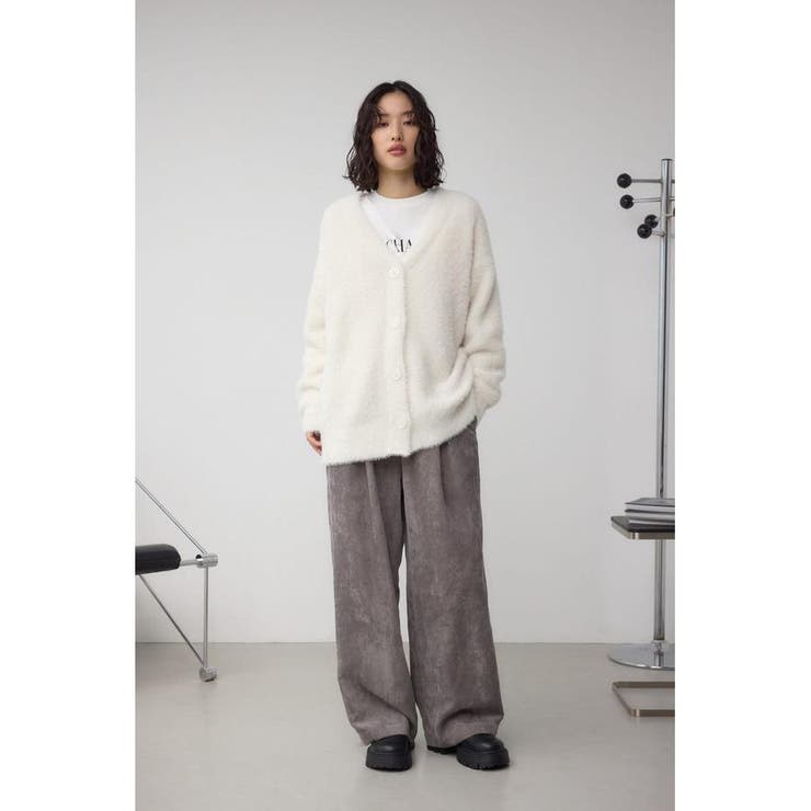 モヘヤライクニットカーディガン | AZUL BY MOUSSY | 詳細画像4 