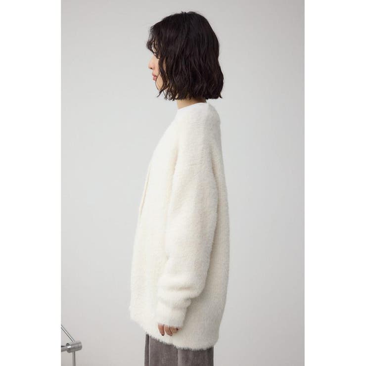 モヘヤライクニットカーディガン | AZUL BY MOUSSY | 詳細画像6 