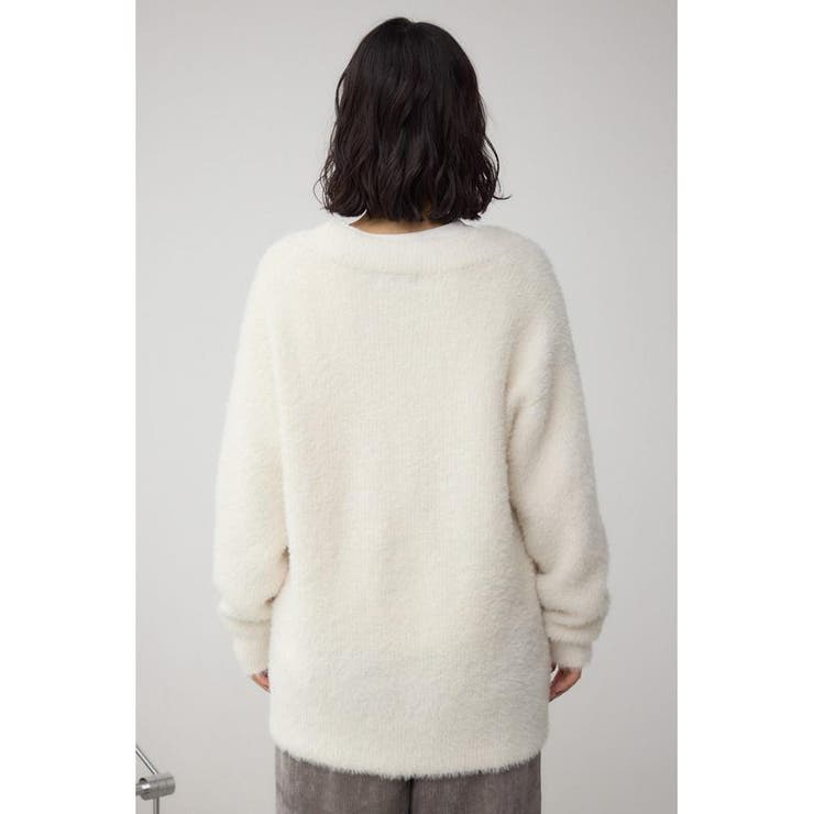 モヘヤライクニットカーディガン | AZUL BY MOUSSY | 詳細画像7 