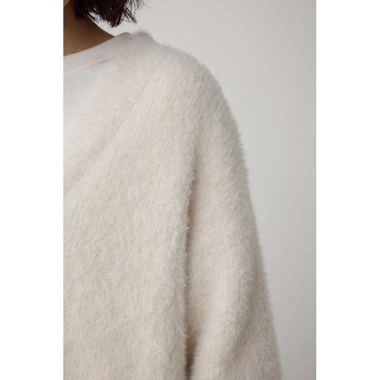 モヘヤライクニットカーディガン | AZUL BY MOUSSY | 詳細画像9 