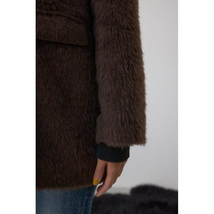 シャギージャケットコート | AZUL BY MOUSSY | 詳細画像10 