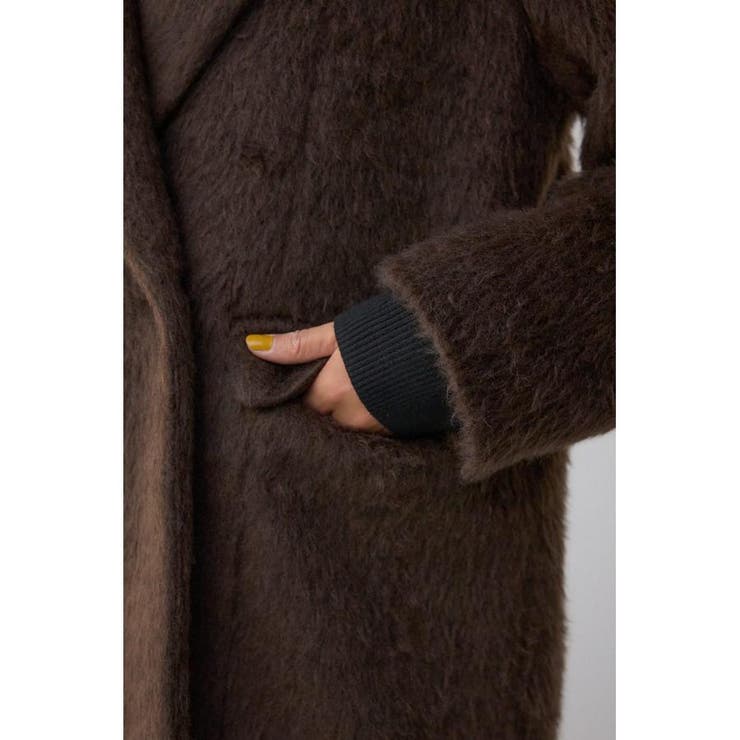 シャギージャケットコート | AZUL BY MOUSSY | 詳細画像11 