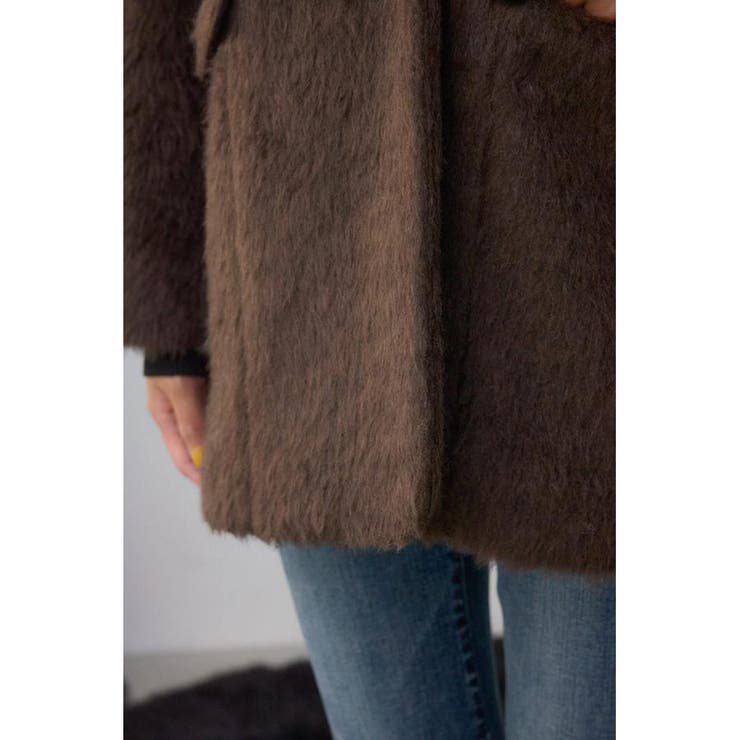 シャギージャケットコート | AZUL BY MOUSSY | 詳細画像12 