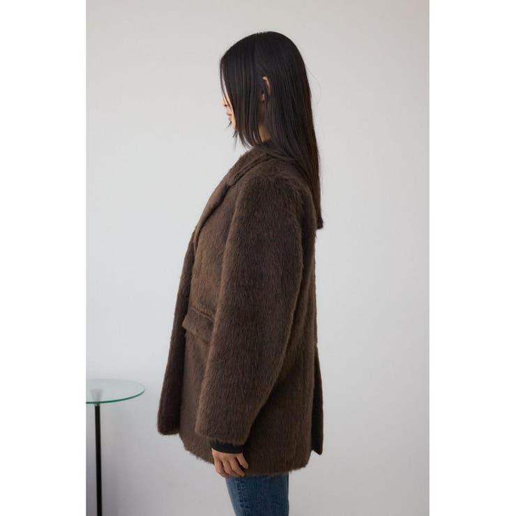 シャギージャケットコート | AZUL BY MOUSSY | 詳細画像6 