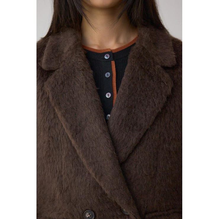 シャギージャケットコート | AZUL BY MOUSSY | 詳細画像8 