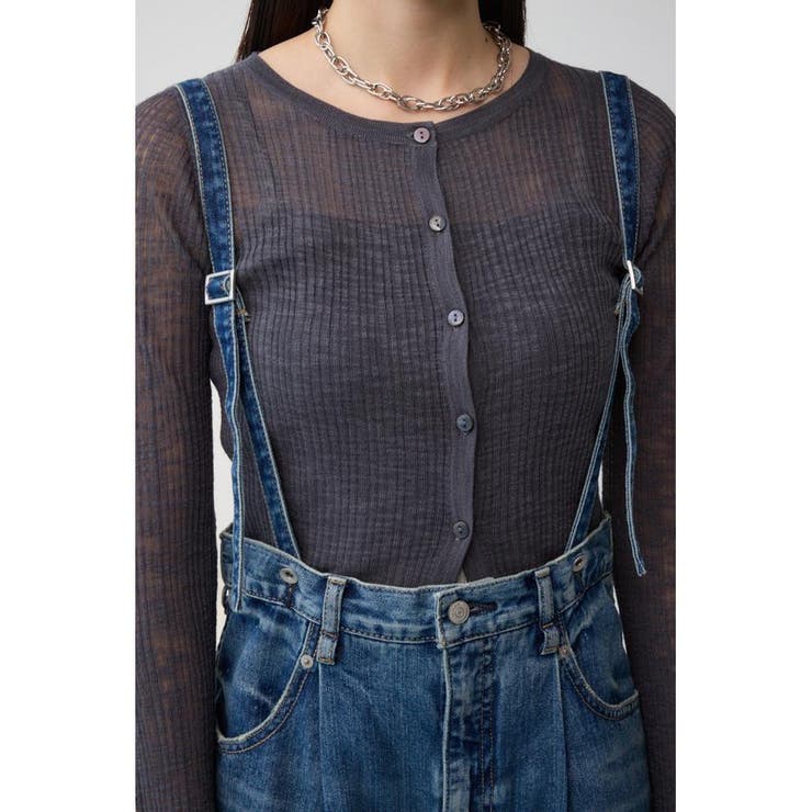 サスツキデニムワイドパンツ | AZUL BY MOUSSY | 詳細画像26 