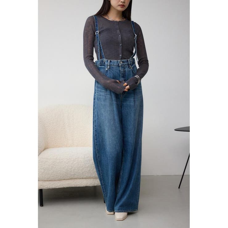 サスツキデニムワイドパンツ | AZUL BY MOUSSY | 詳細画像19 