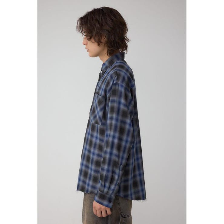 C/Tライトオンブレーチェックシャツ | AZUL BY MOUSSY | 詳細画像19 