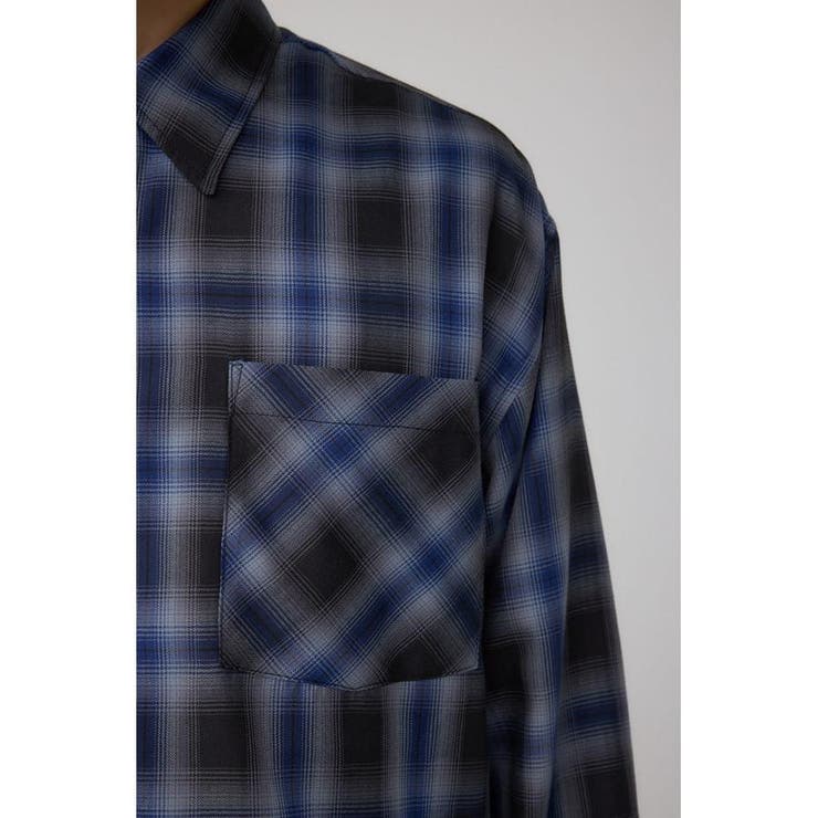 C/Tライトオンブレーチェックシャツ | AZUL BY MOUSSY | 詳細画像22 