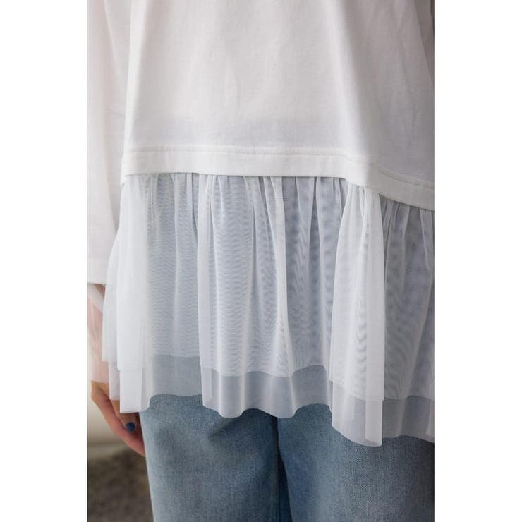 アソートレイヤードペプラムトップス | AZUL BY MOUSSY | 詳細画像11 